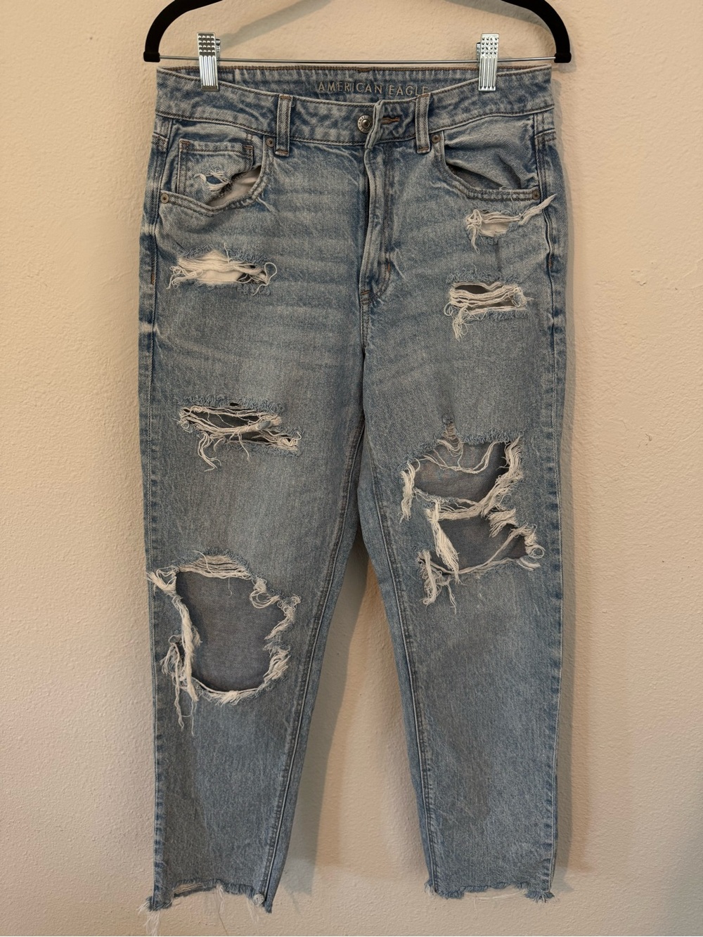 American Eagle Light Blue Washed Denim Jeans